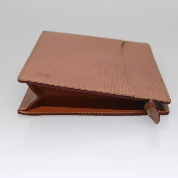 LOUIS VUITTON Epi Pochette Homme Clutch Bag Zipangu Gold - Picture 8 of 16